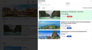 travel agent tools add activity