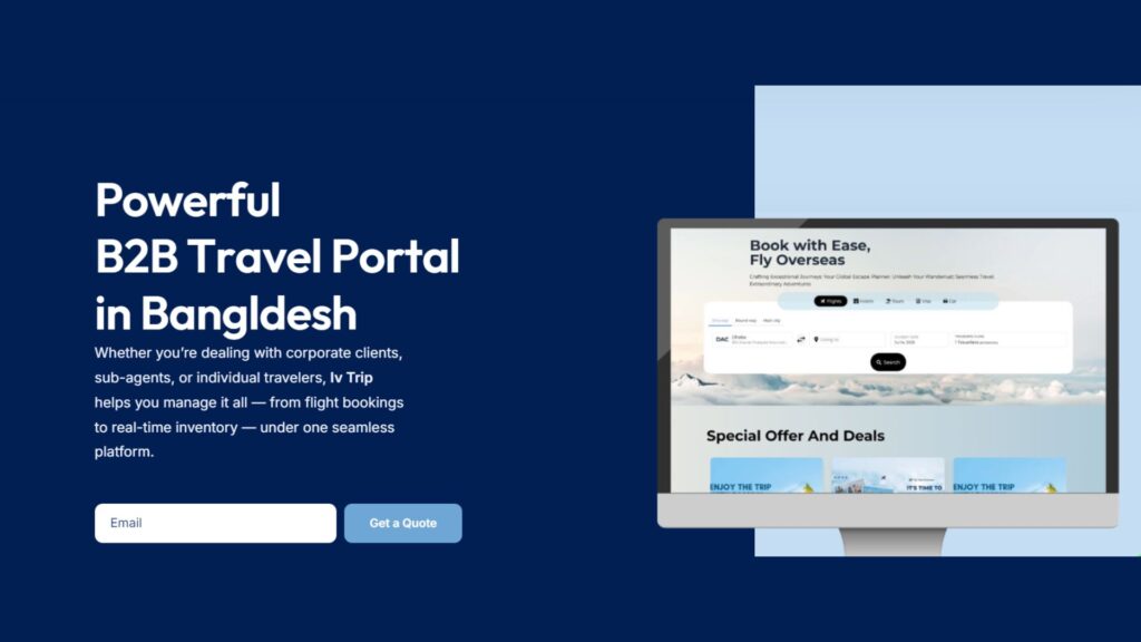 b2b travel agency software in Bangladesh