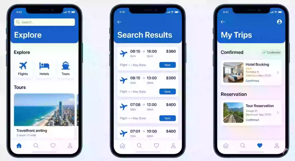 travel mobile app